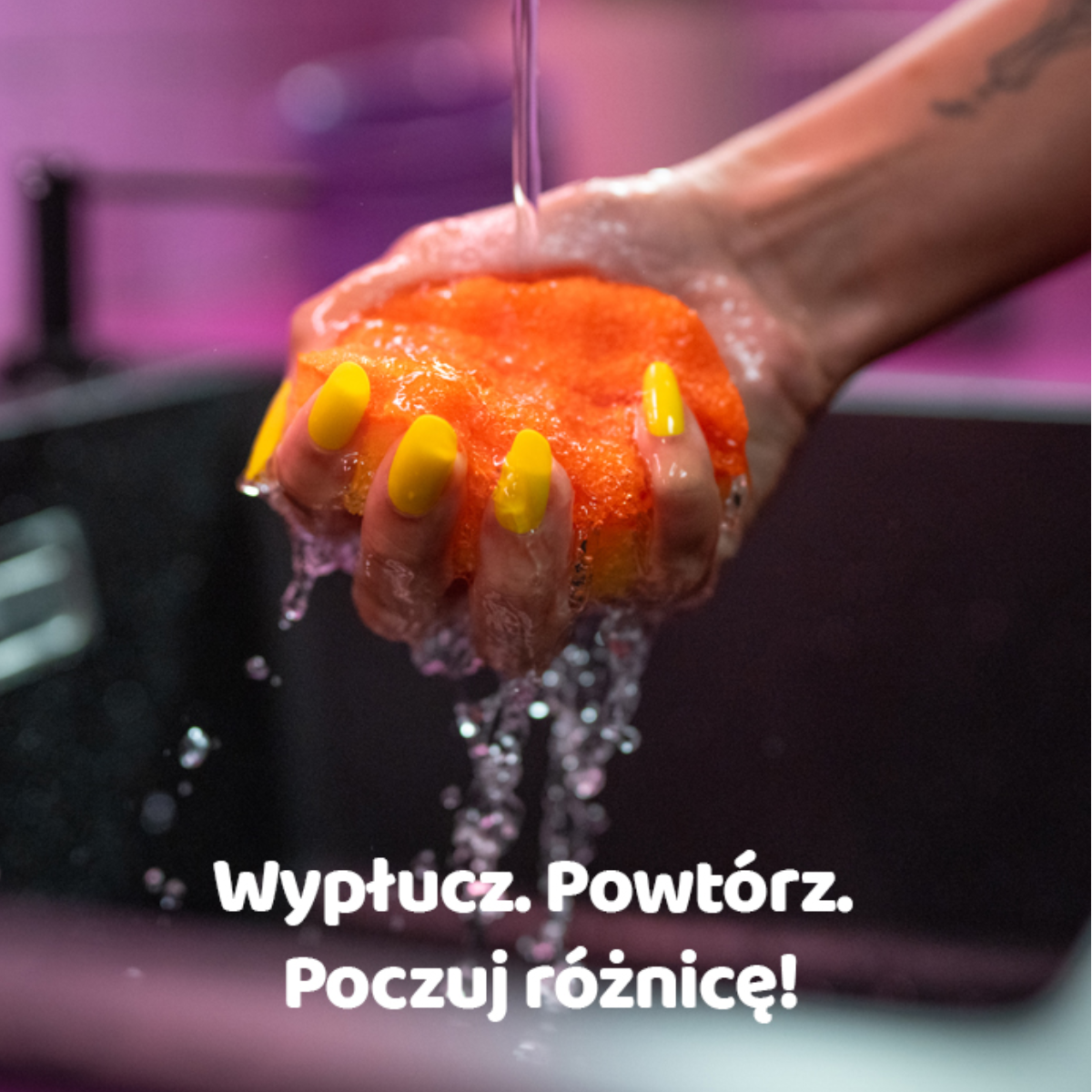 Vileda Punch Mocny zmywak Pomarańcza 1 szt.