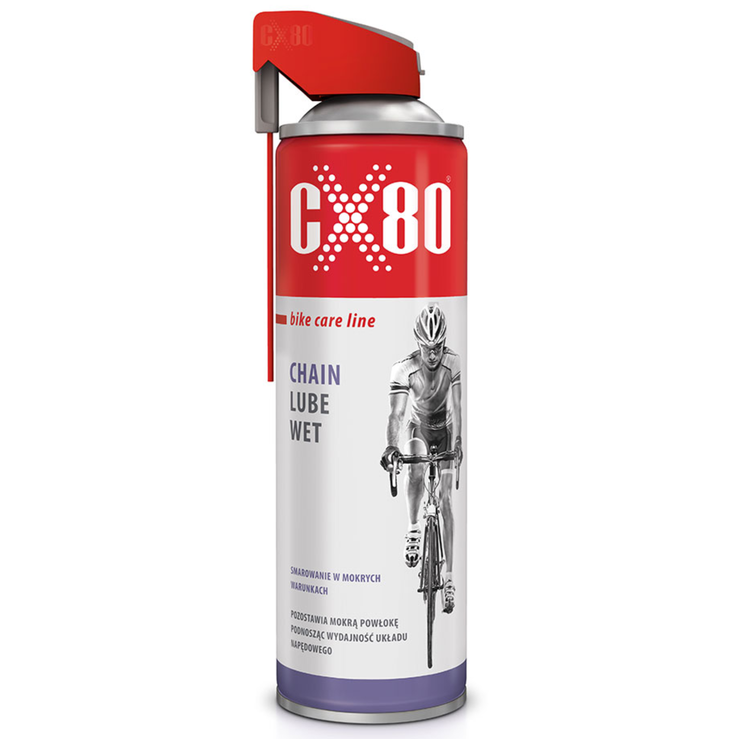 CX-80 BIKE CHAIN LUBE WET- smar MOKRY 500ml DUO SPRAY 48326