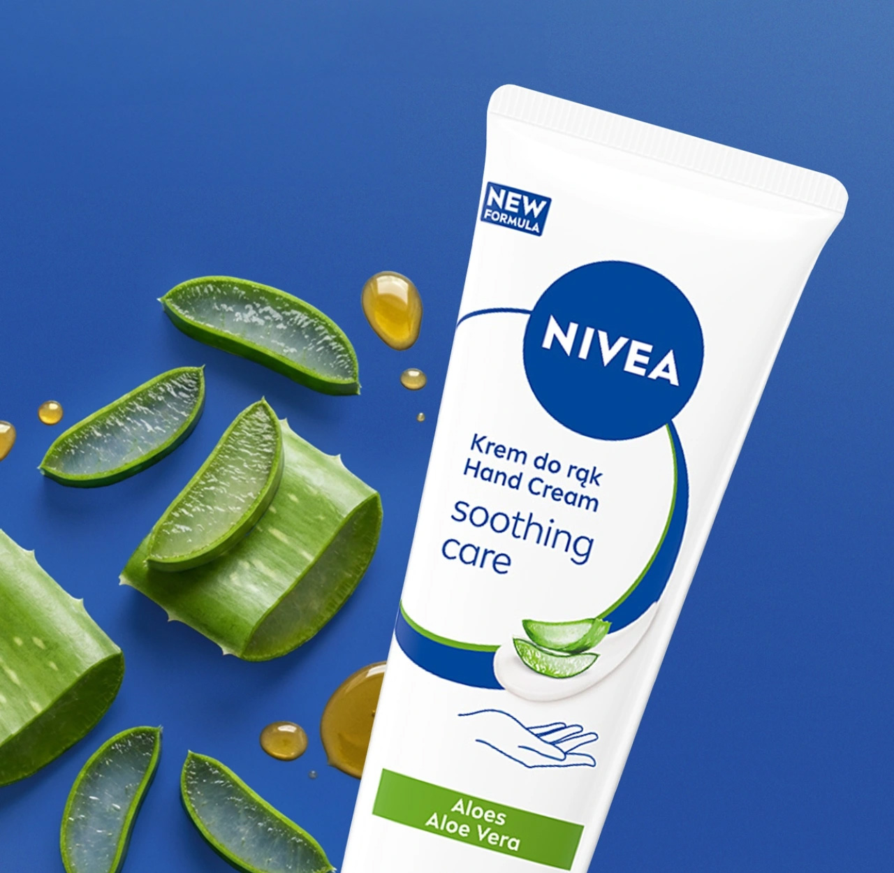NIVEA Aloe & Hydration Łagodzący Balsam do ciała + Krem do rąk z aloesem
