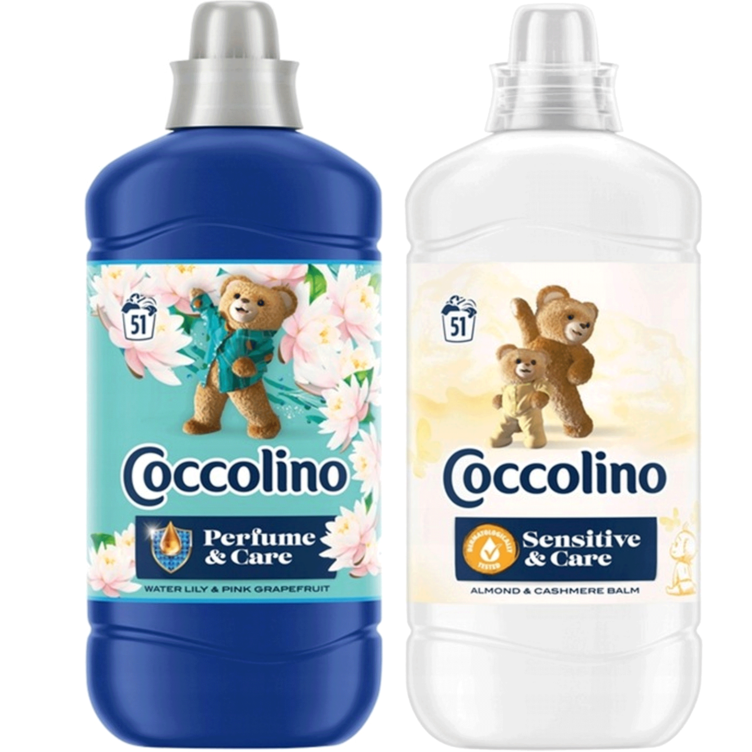Coccolino Care Teal 1,275l x2  MIX