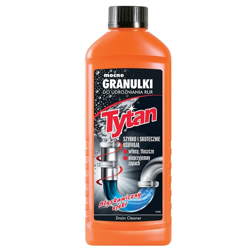 Granulki do udrożniania rur Tytan