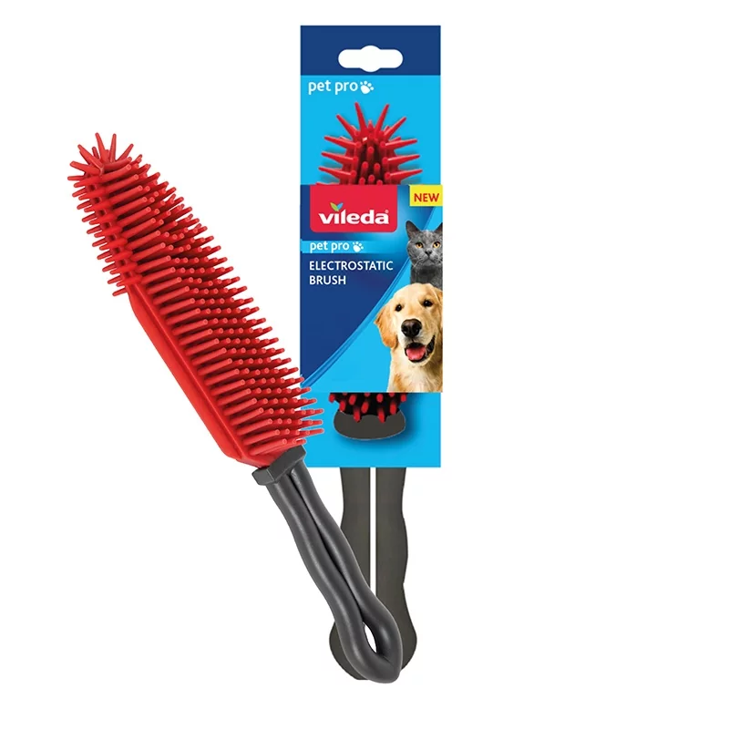 Vileda Zestaw Pet Pro Ręcznik XL Szczotka Always Clean Szczotka Elektrostatyczna