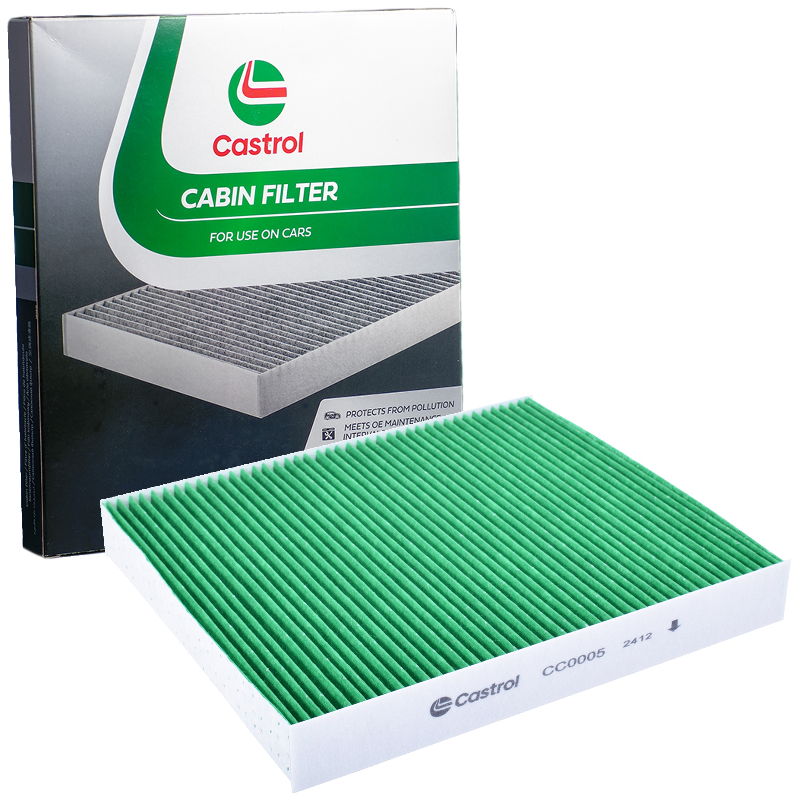 Castrol Filtr Kabinowy wentylacja przestrzeni pasażerskiej CC0005 BASIC+