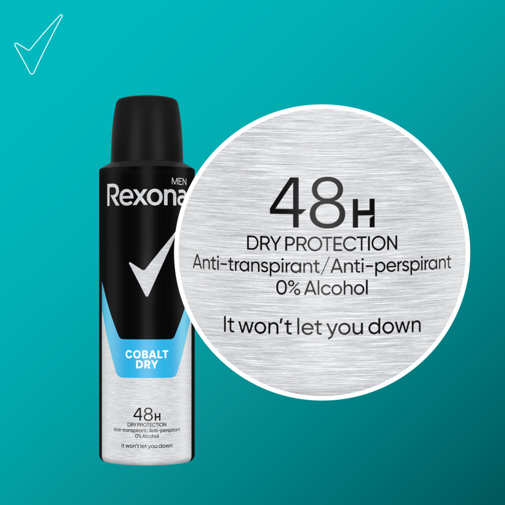 Rexona Men Cobalt Dry antyperspirant w aerozolu 150 ml