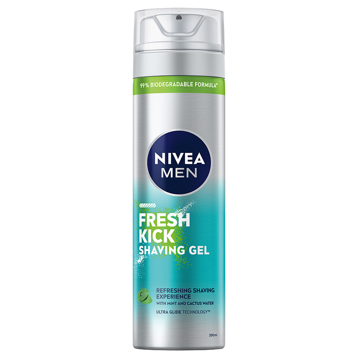 Nivea MEN Fresh Kick Odświeżający Żel do Golenia dla Mężczyzn 200 ml