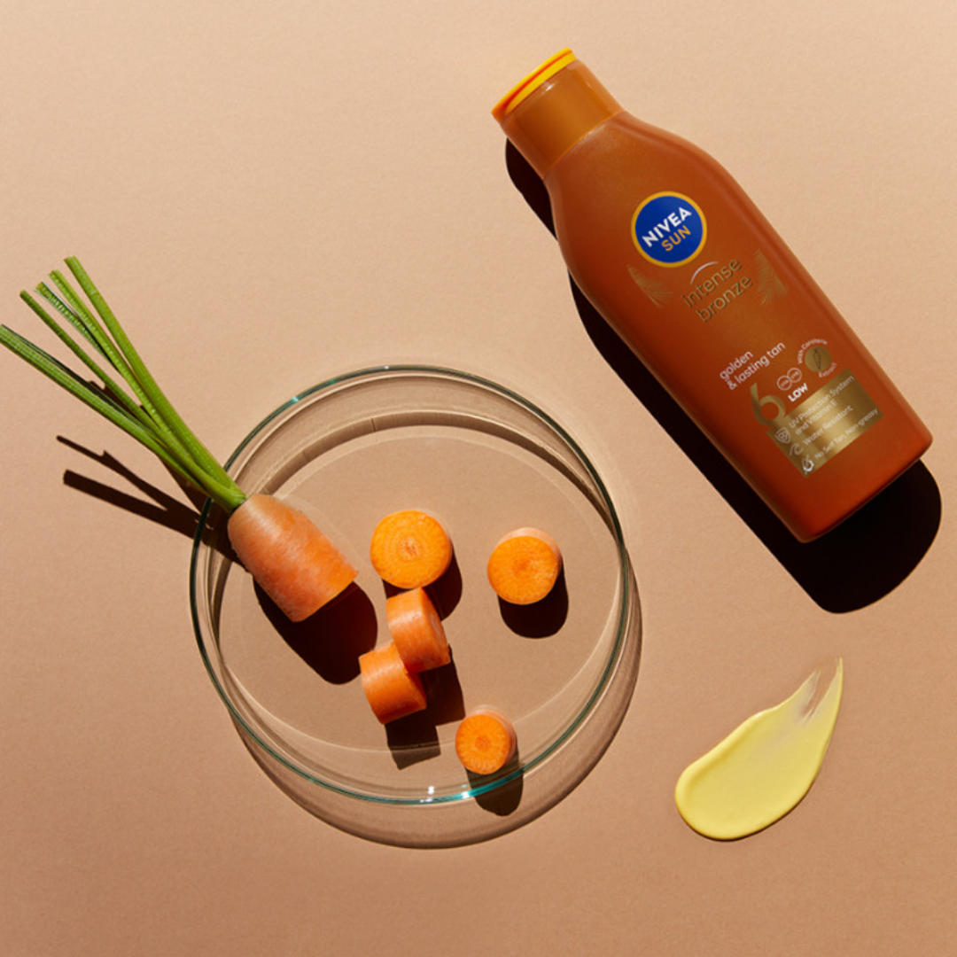 NIVEA SUN Bronze Balsam po opalaniu + Intense bronze Karotenowy balsam