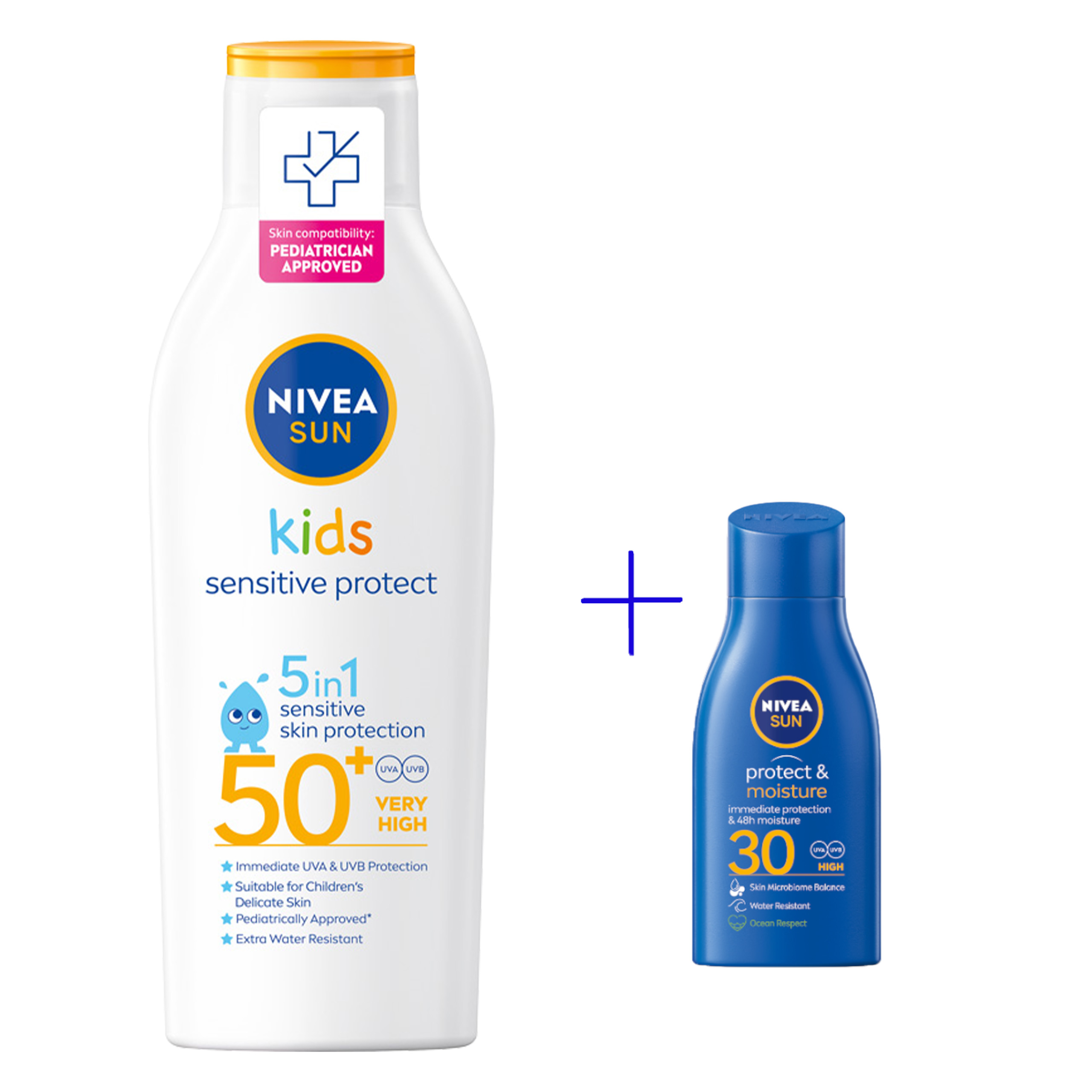 NIVEA SUN Sensitive Protect Balsam do opalania dla dzieci SPF50+ 200 ml