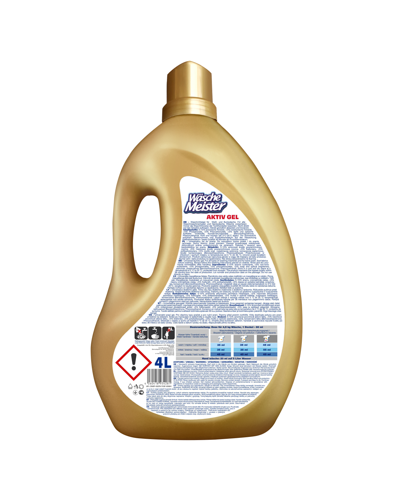 WascheMeister Active żel 4L – 115WL