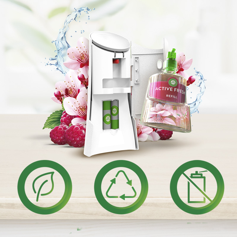 Air Wick Active Fresh Odświeżacz Wkład MIX 228ml x3