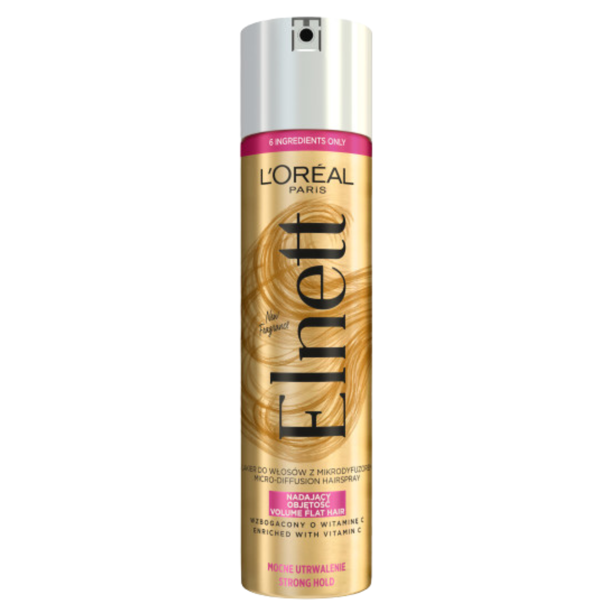 L’Oréal Elnett Lakier Do Włosów Nadający Objętość Mocne Utrwalenie 200ml