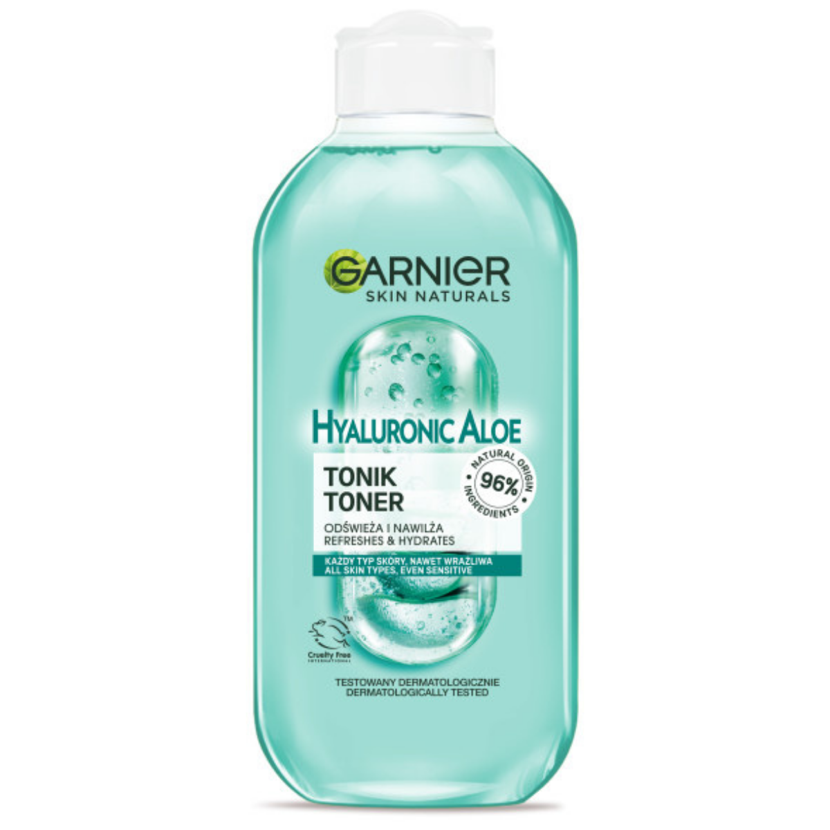 Garnier Hyaluronic Aloe Toner tonik nawilżający do każdego typu skóry 200ml
