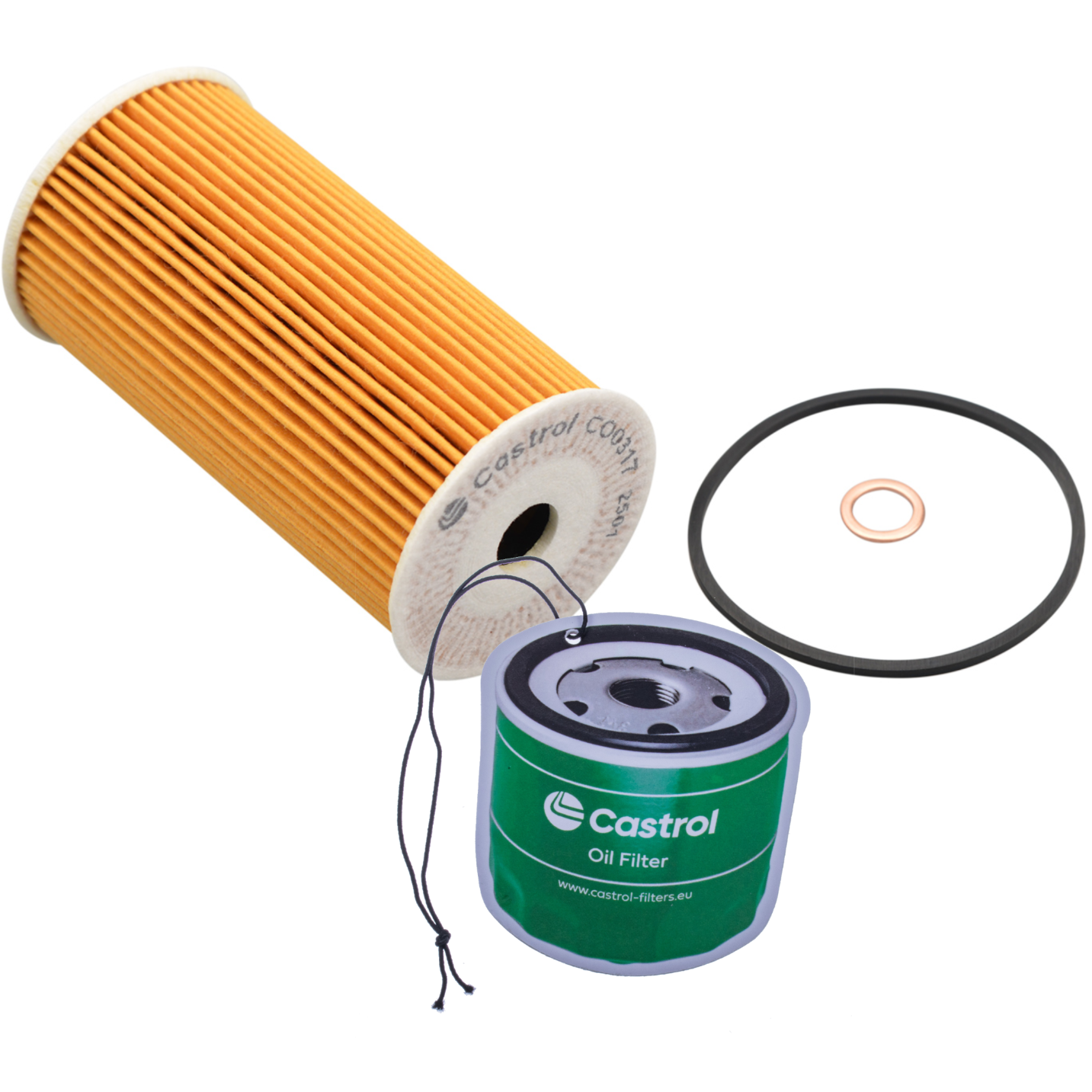 Castrol Filters Filtr Oleju CO0317 + Zawieszka Zapachowa gratis