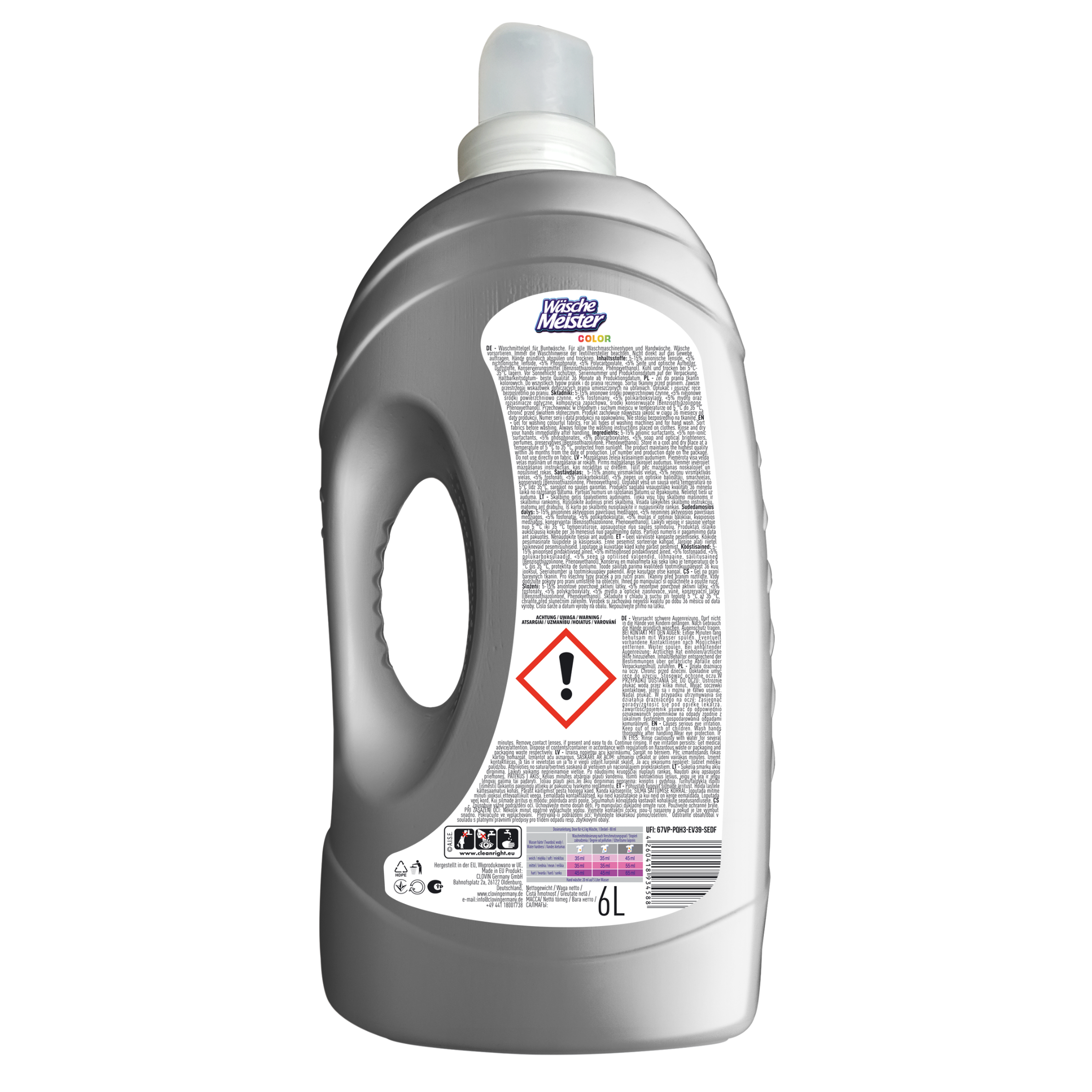 WascheMeister Silver Color żel 6L – 171WL