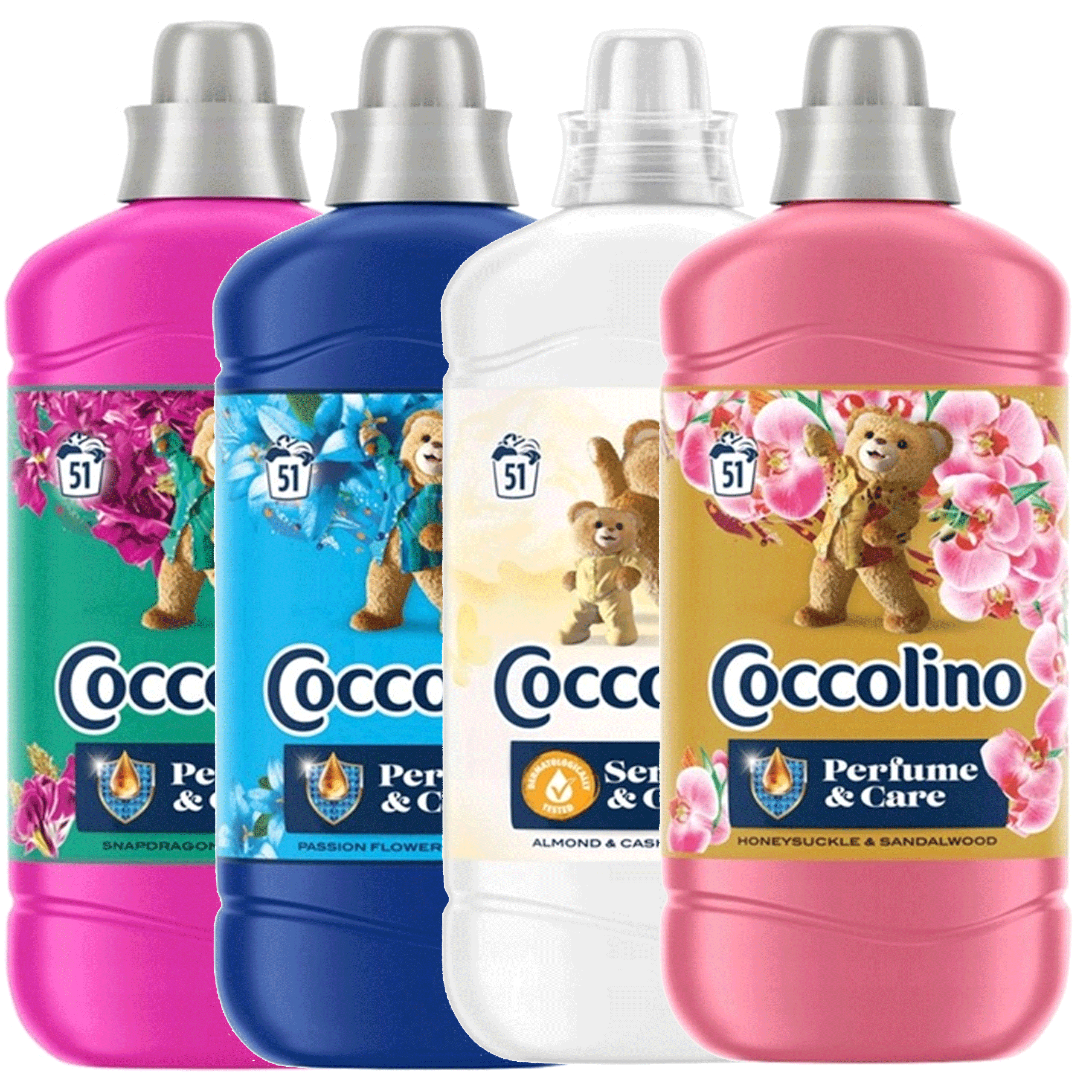 Coccolino Care Green 1,275l x4 MIX