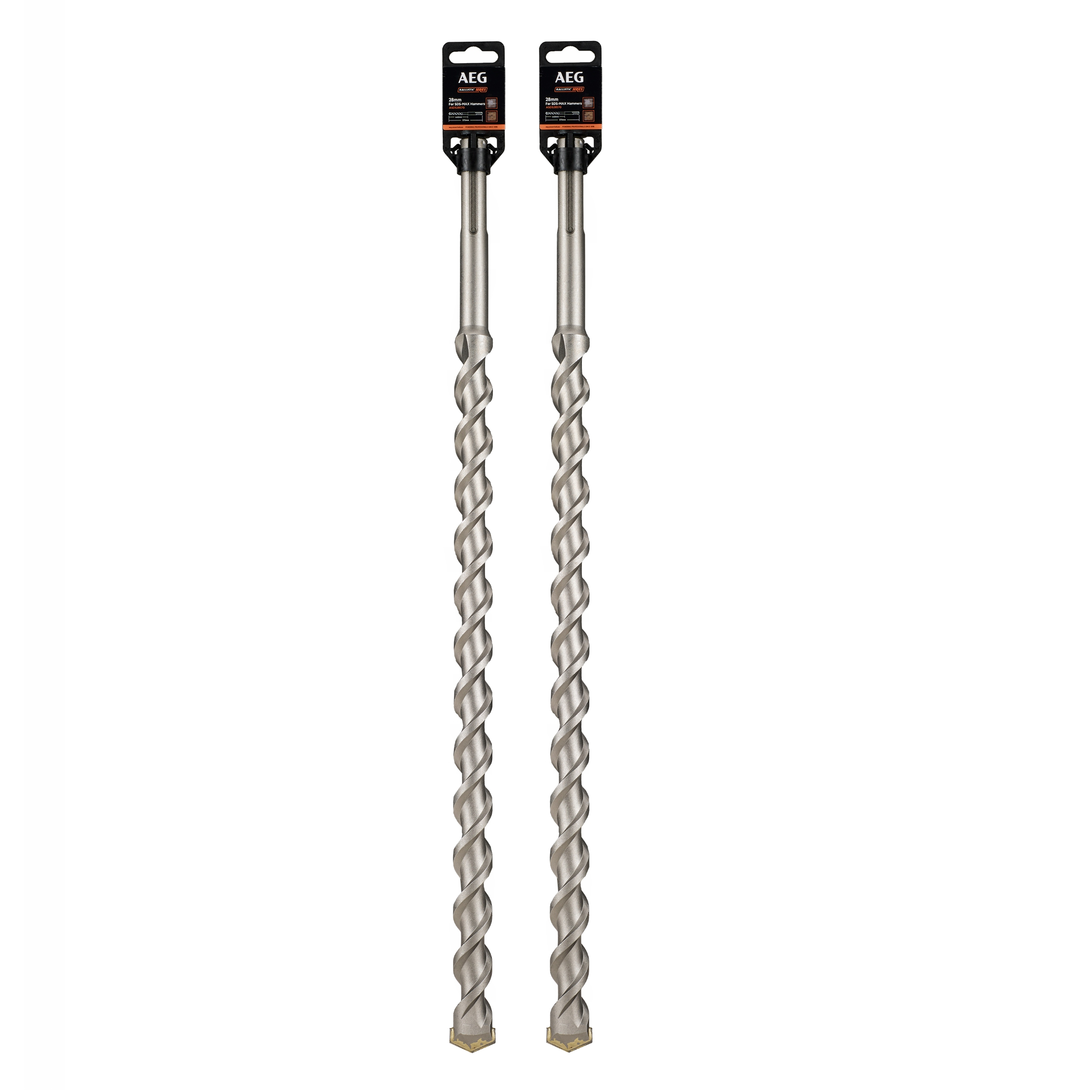 Wiertło Udarowe do Betonu SDS-Max Ballistic Series 28mm x 570mm AEG x2