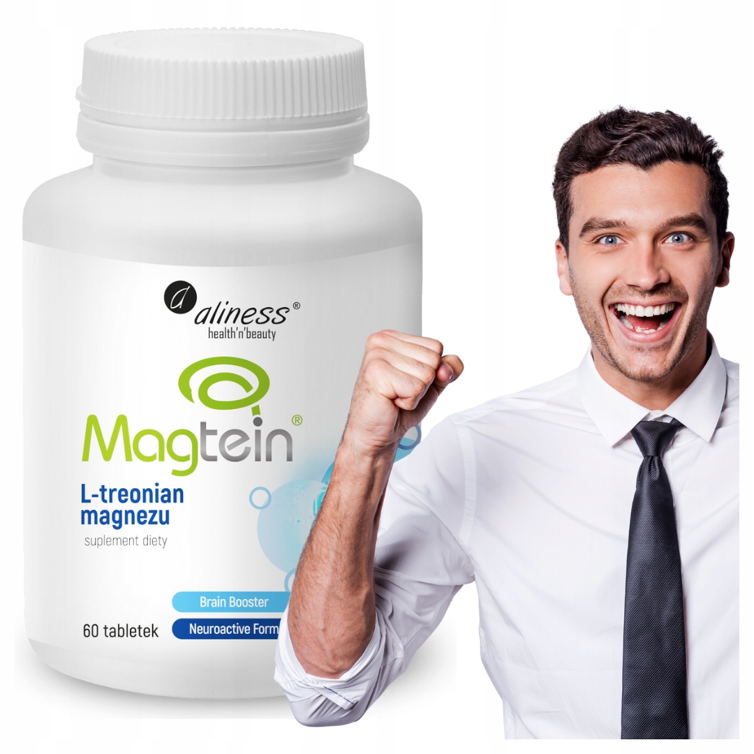 Aliness L-Treonian Magnezu 72mg Magtein - neuroaktywny magnez dla mózgu