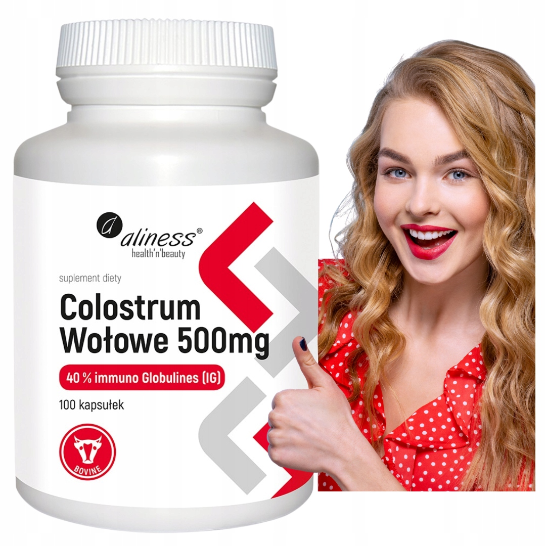 Colostrum wołowe 40% IG - najwyższa koncentracja immunoglobulin