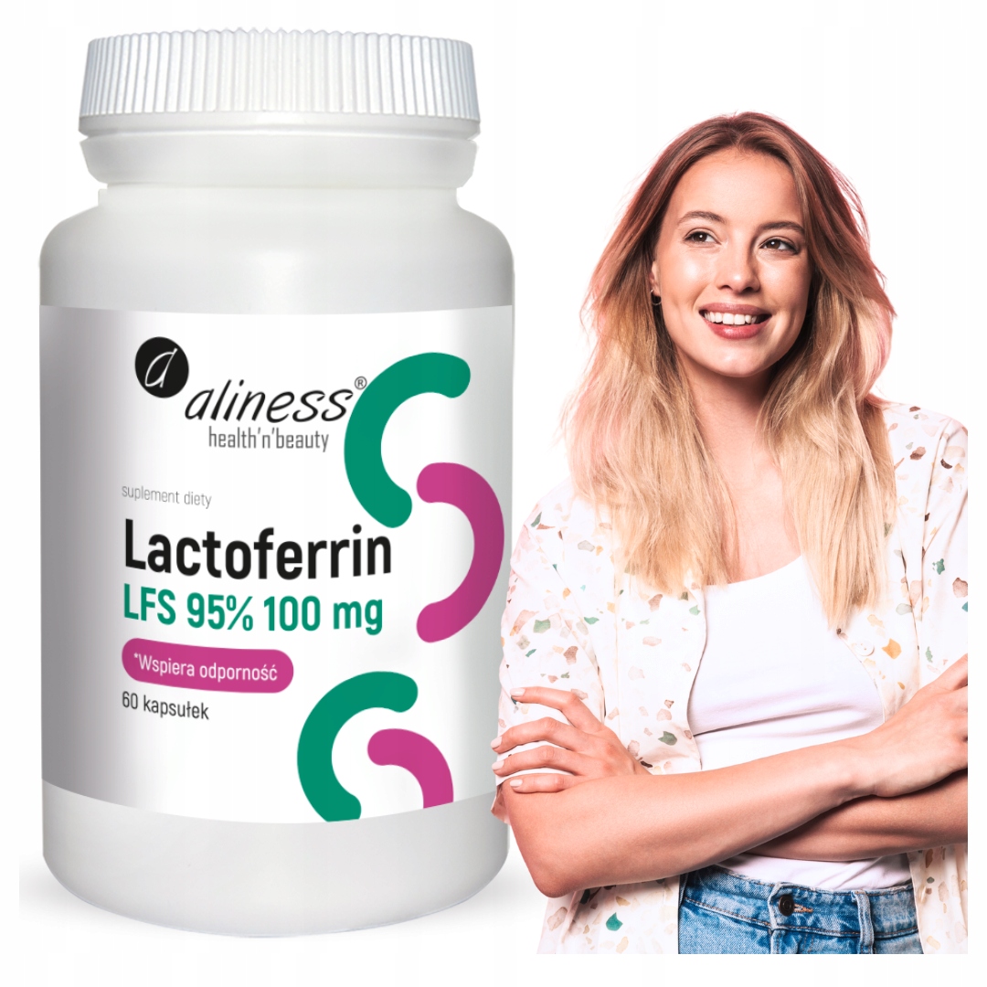 Lactoferrin LFS 95% + Witamina C - suplement na odporność