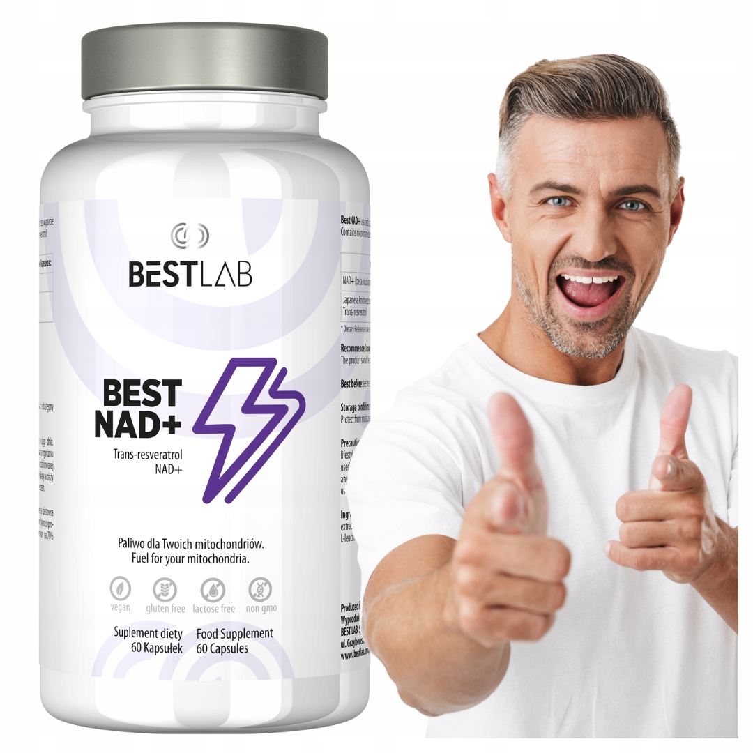 BestNAD+ Best Lab - Suplement wsparcia układu krążenia