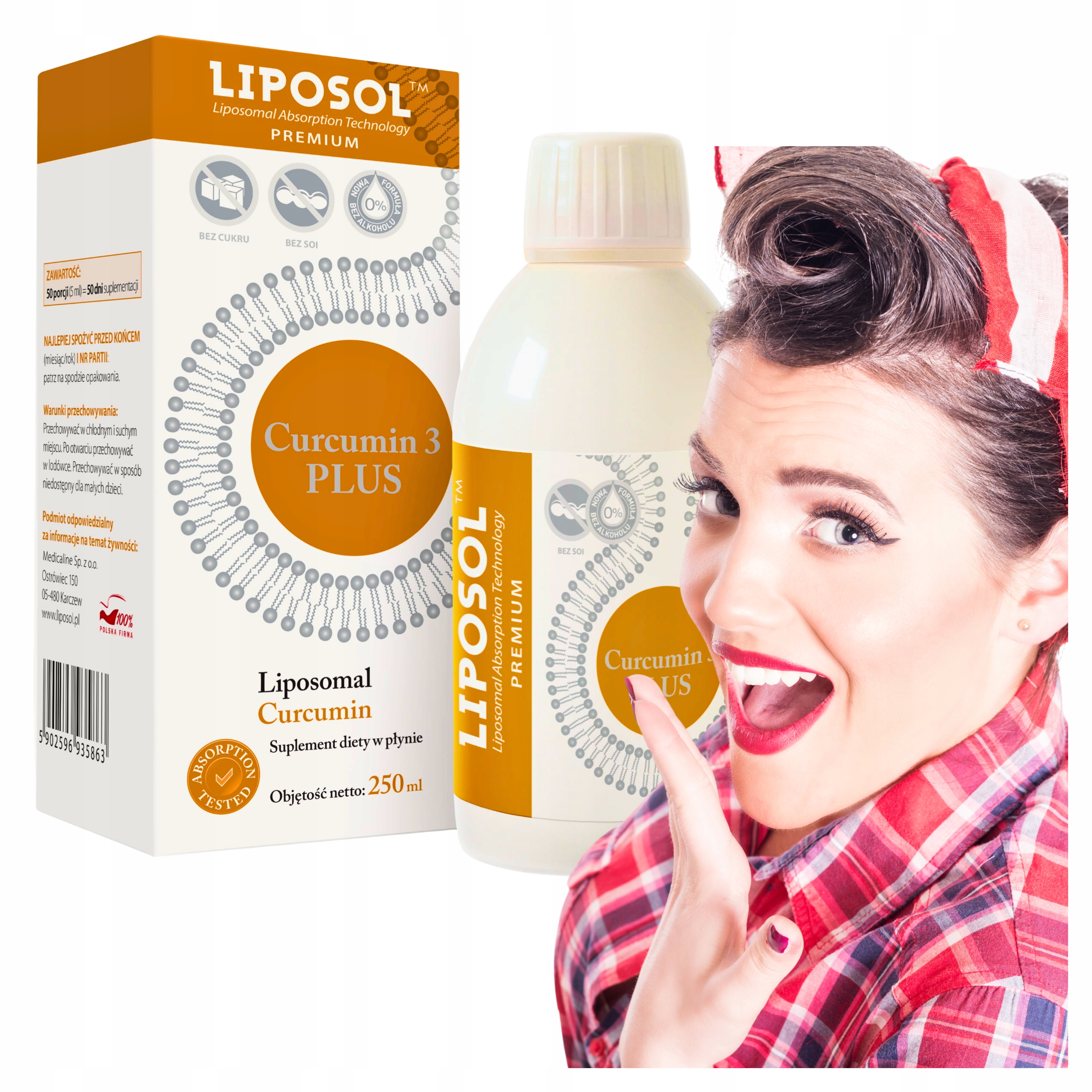 Liposol Curcumin C3 Complex - liposomalna kurkumina najwyższej jakości