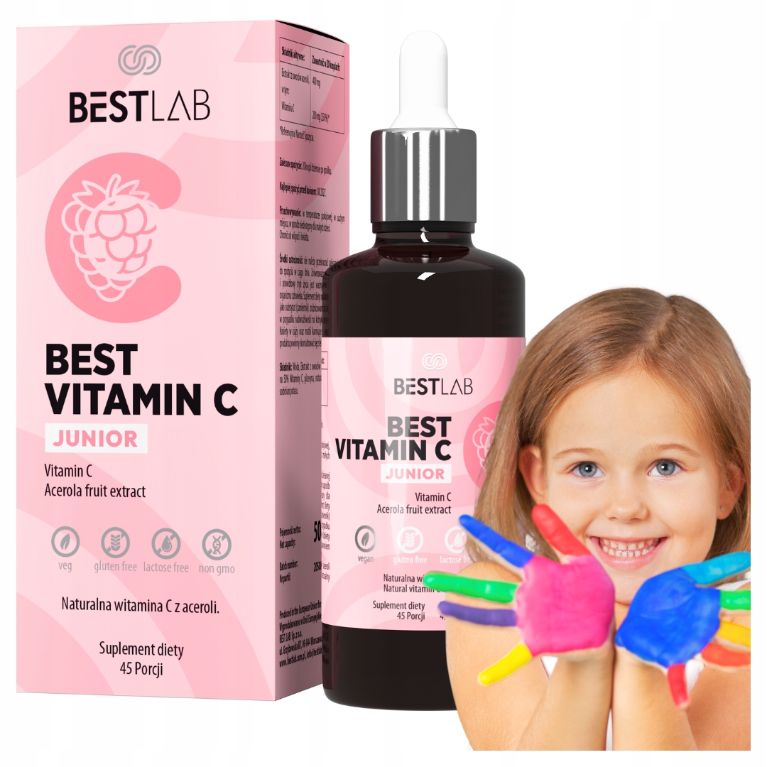 Best Vitamin C Junior - naturalna witamina C dla dzieci od 6. miesiąca życia