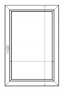 Jaluzea zi si noapte montata pe fereastra