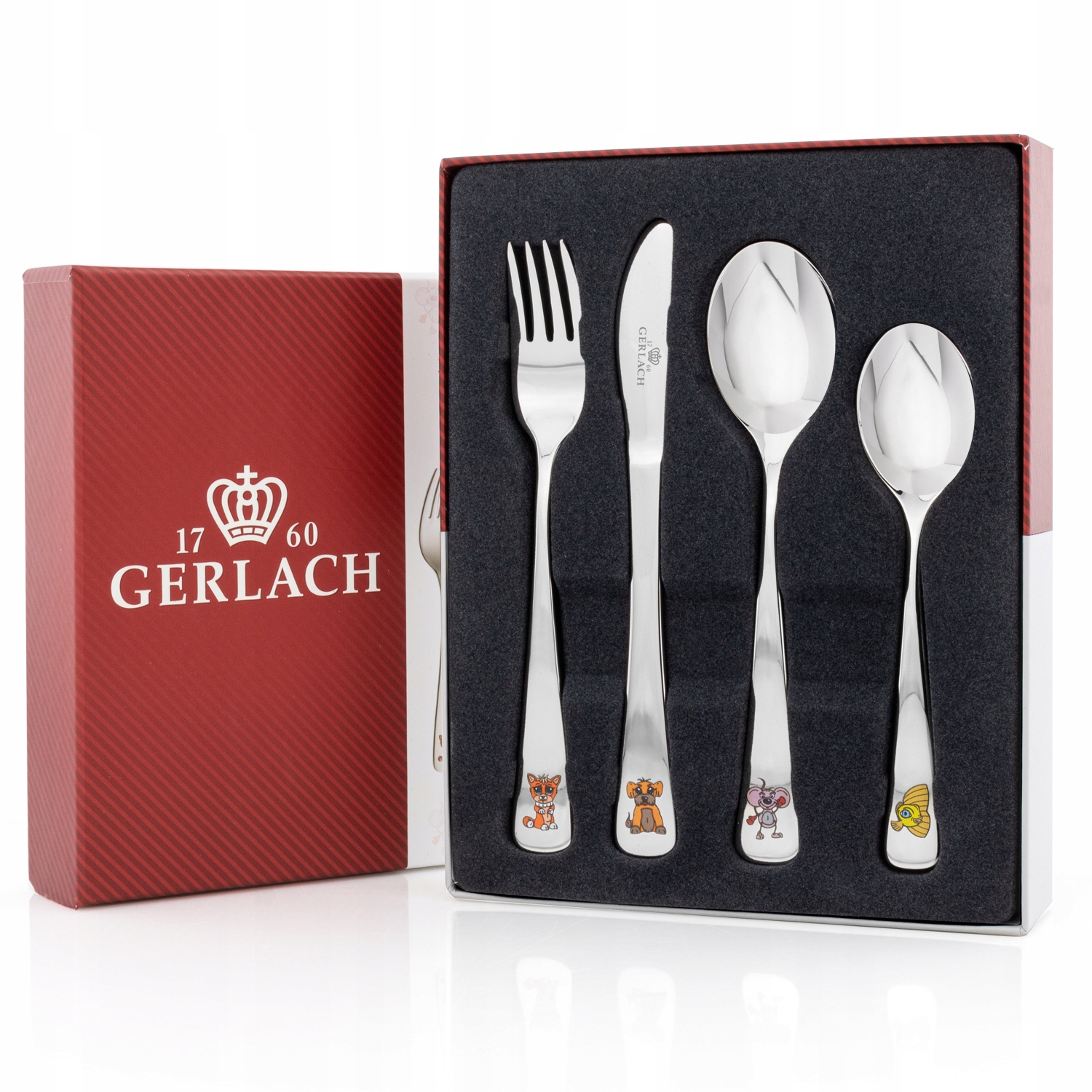 Sztućce dla dzieci + GRAWER GERLACH PYCHOTKI