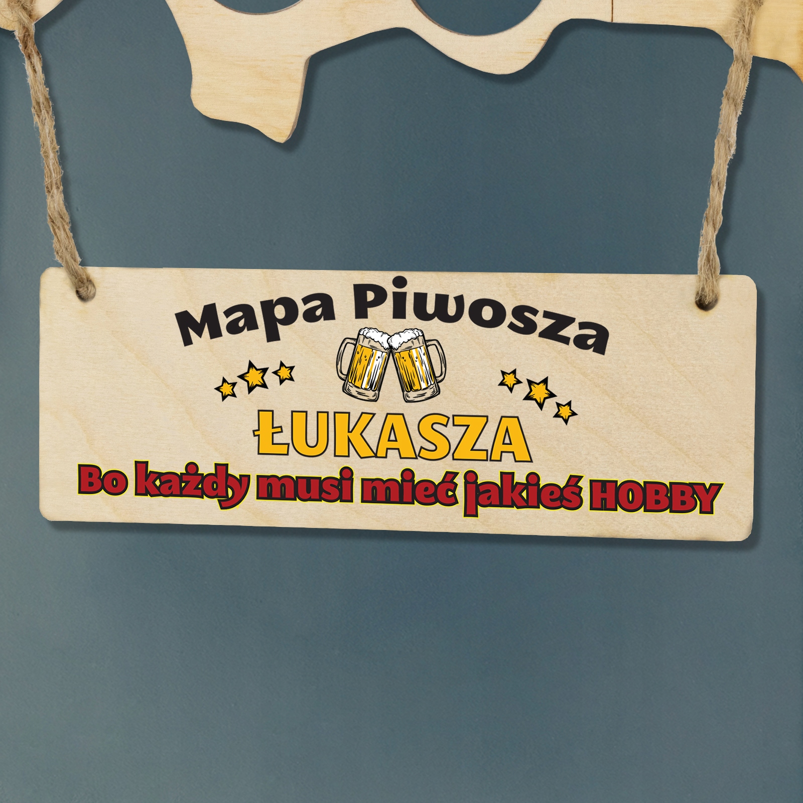 PREZENT NA WALENTYNKI GRAWER MAPA PIWNA DLA NIEGO