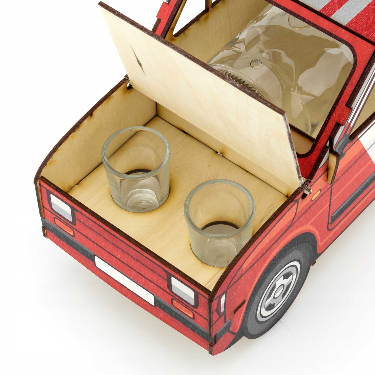 MALUCH wódowóz kieliszki PREZENT na urodziny 40