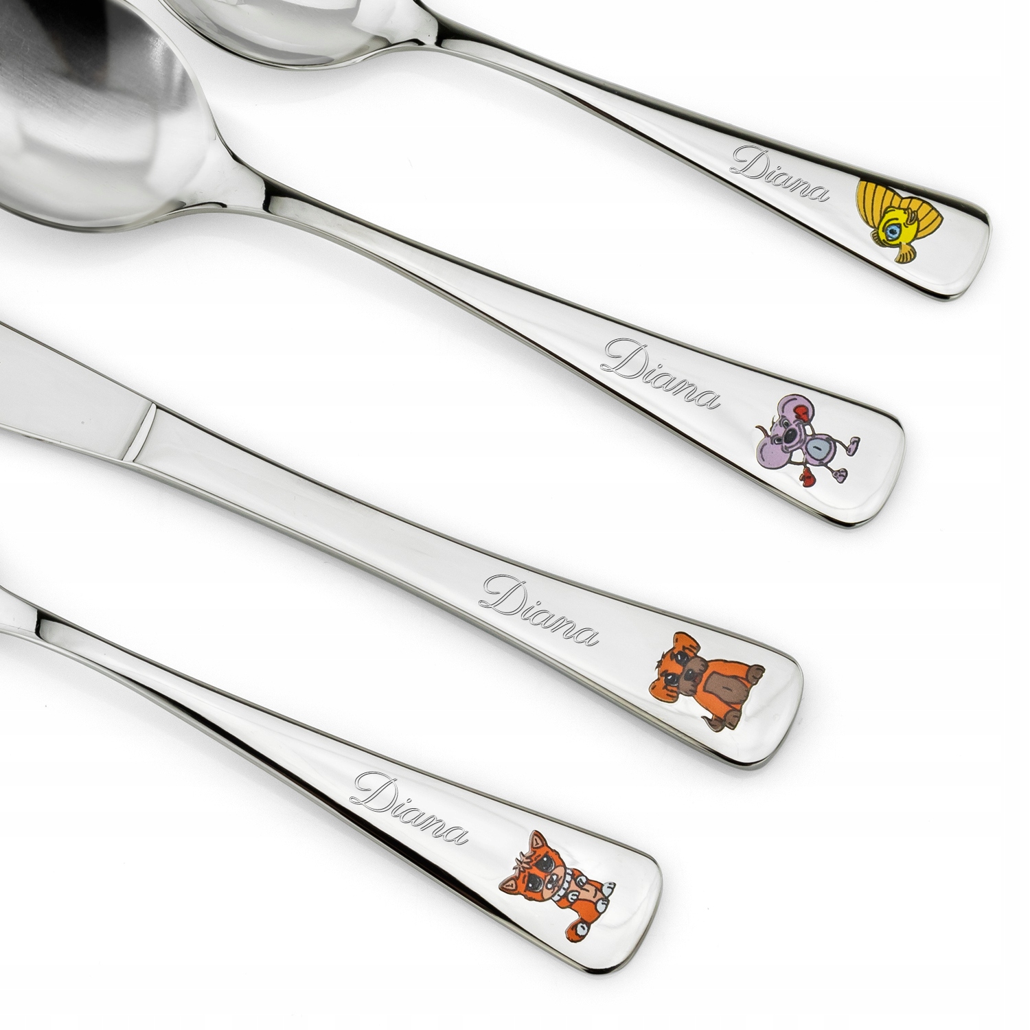 Sztućce dla dzieci + GRAWER GERLACH PYCHOTKI