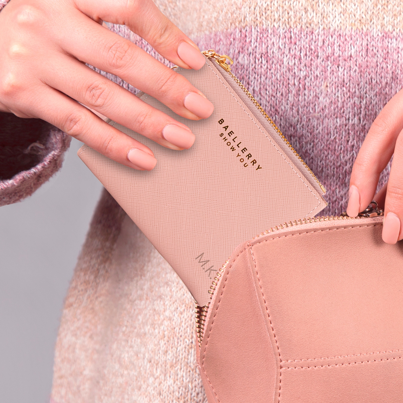 PORTFEL damski mały skóra ekologiczna PORTMONETKA