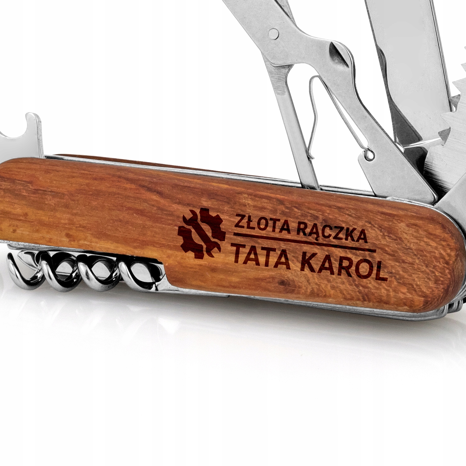 SCYZORYK NÓŻ SKŁADANY MULTITOOL na DZIEŃ OJCA