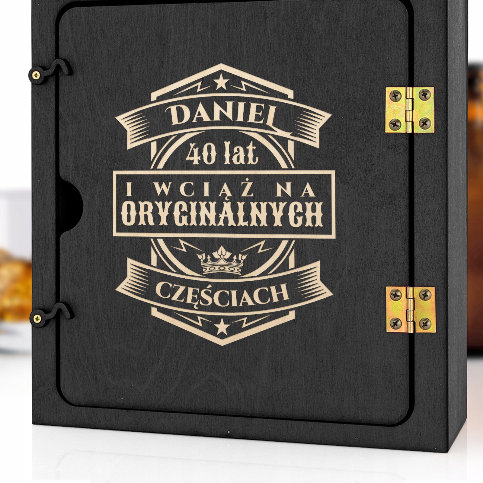 KANISTER BAREK dla FACETA prezent URODZINY +GRAWER