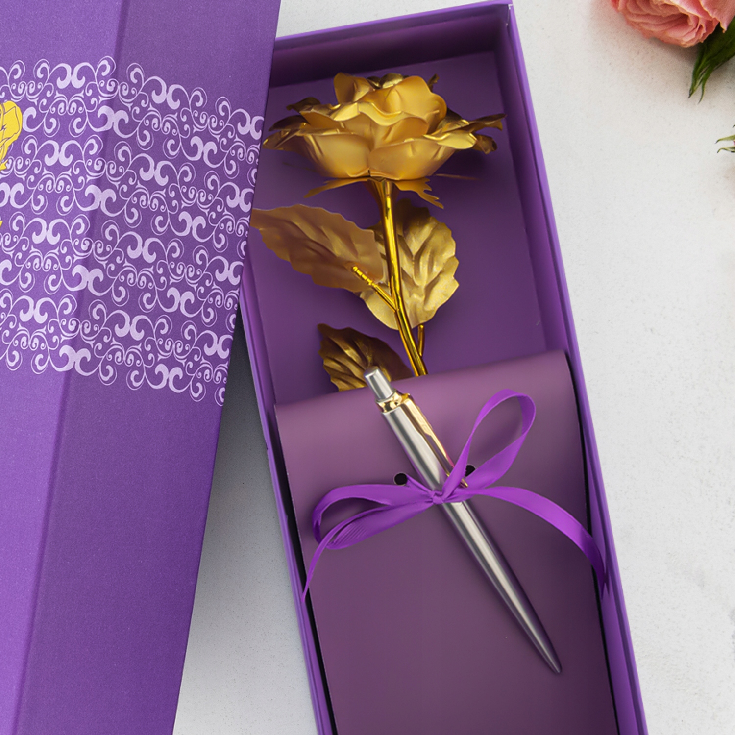 Długopis PARKER ZŁOTA RÓŻA +GRAWER dla nauczyciela