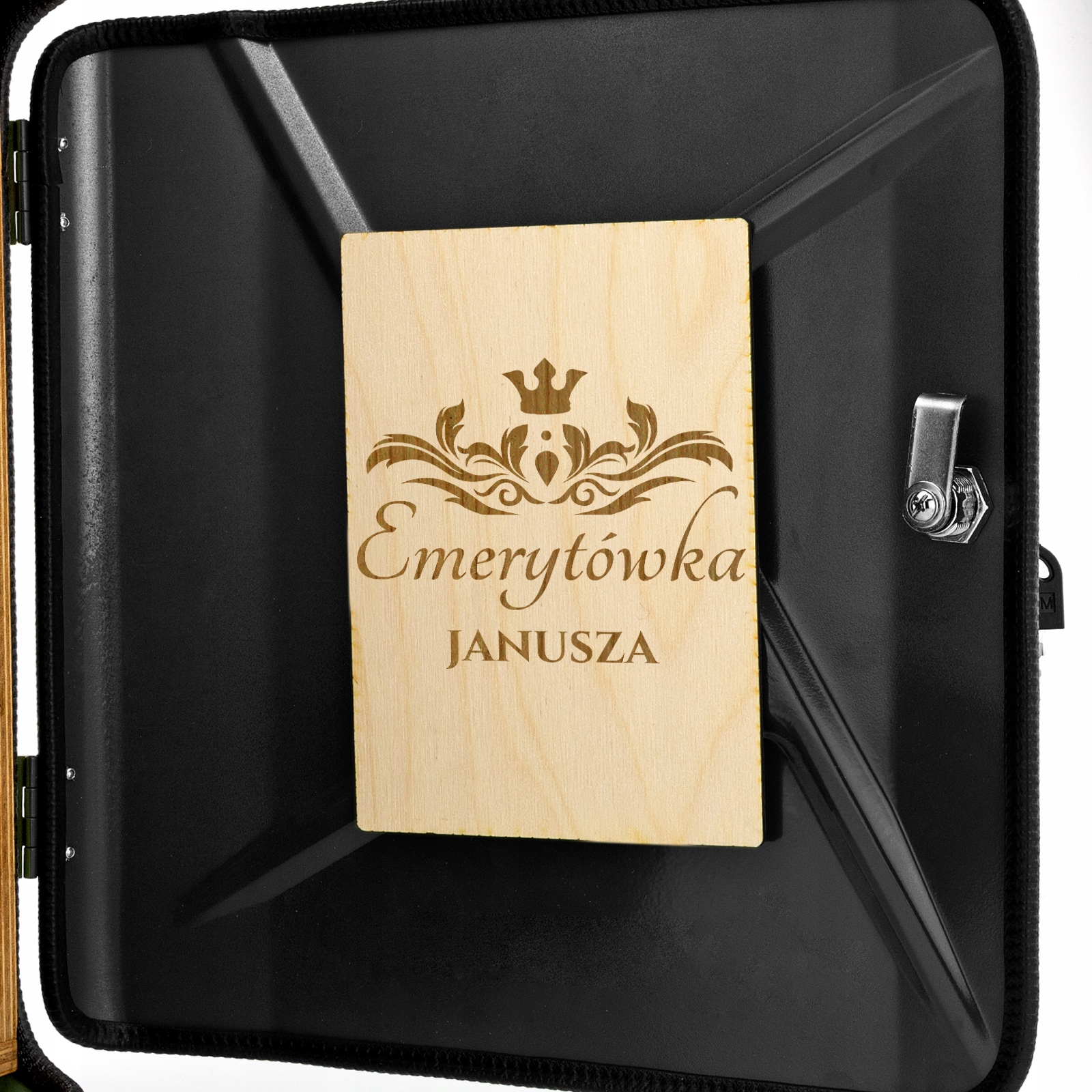 KANISTER BAREK prezent na emeryturę