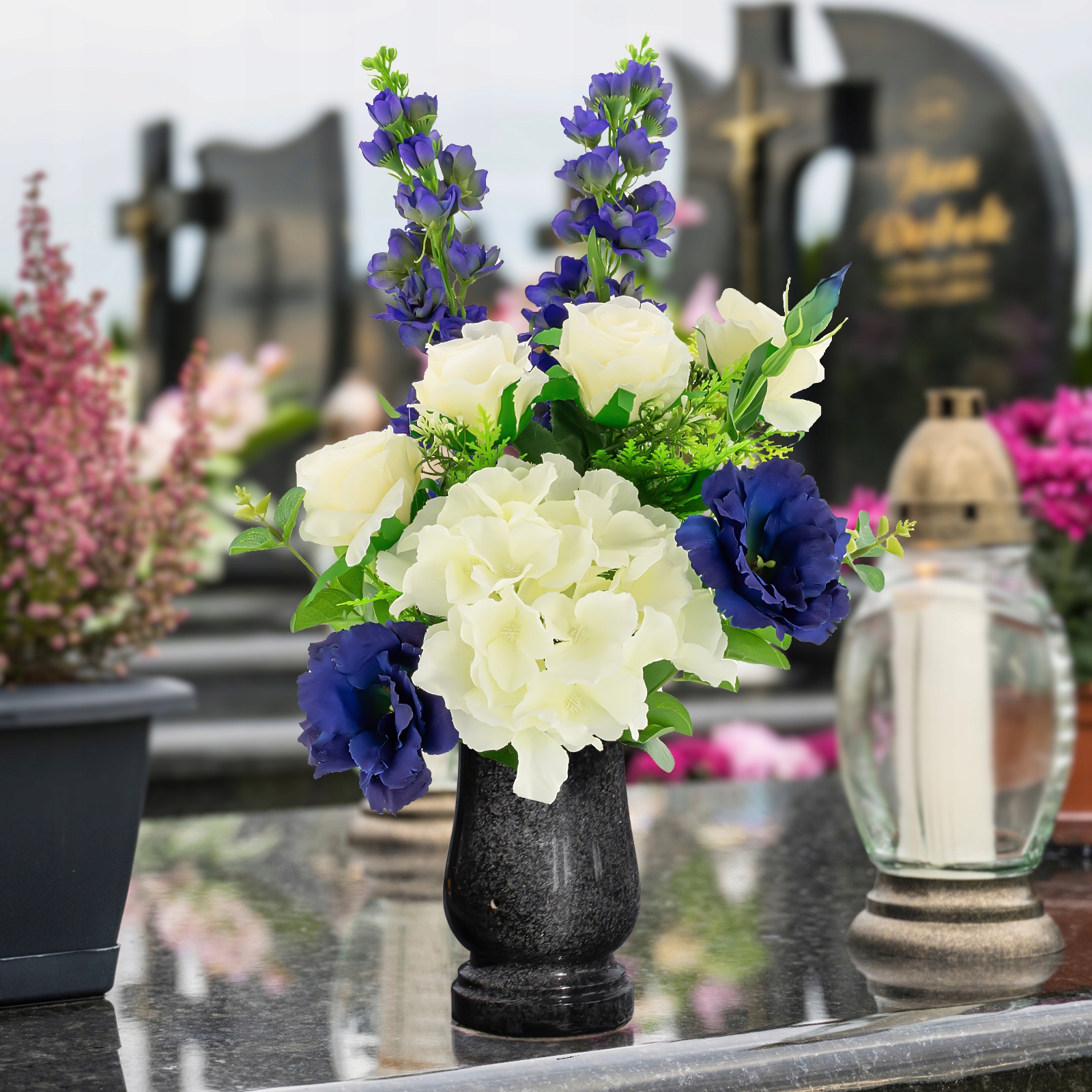 BUKIET DO WAZONU na GRÓB wiązanka CMENTARZ