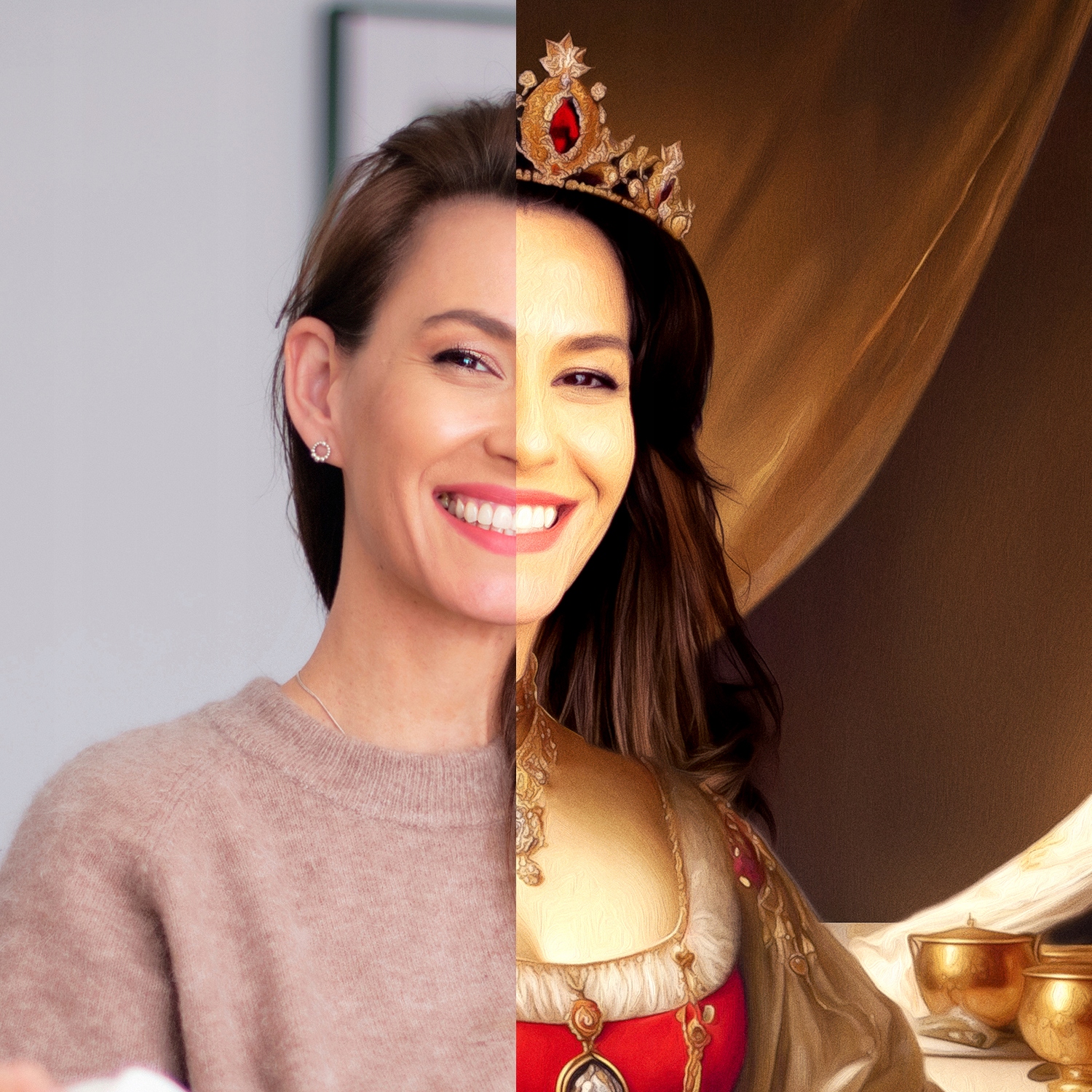 PORTRET OBRAZ ze ZDJĘCIA na płótnie URODZINY 18-99