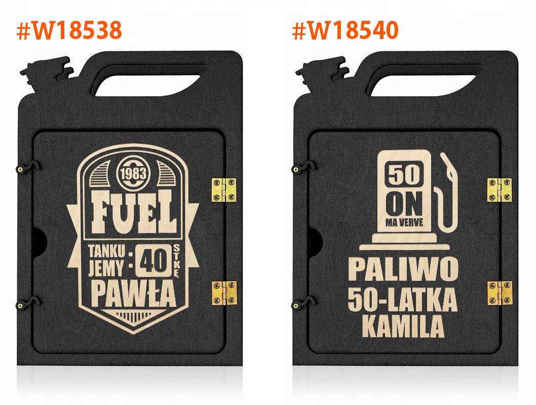 KANISTER BAREK dla FACETA prezent URODZINY +GRAWER