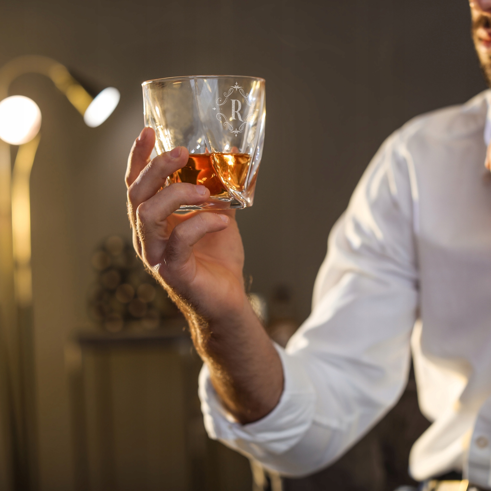 SZKLANKA do WHISKY + GRAWER na PREZENT