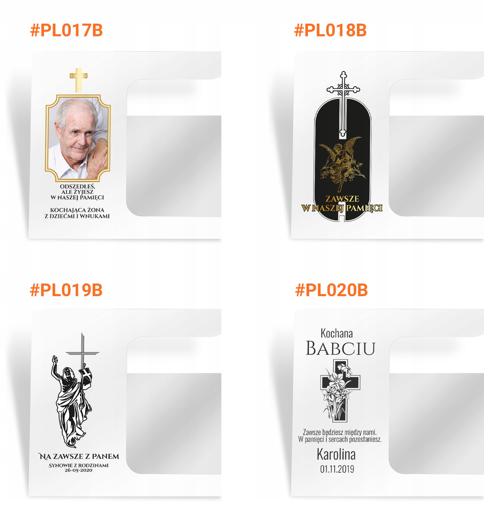 PODSTAWKA POD ZNICZ Z DEDYKACJĄ I LAMPIONEM XXL