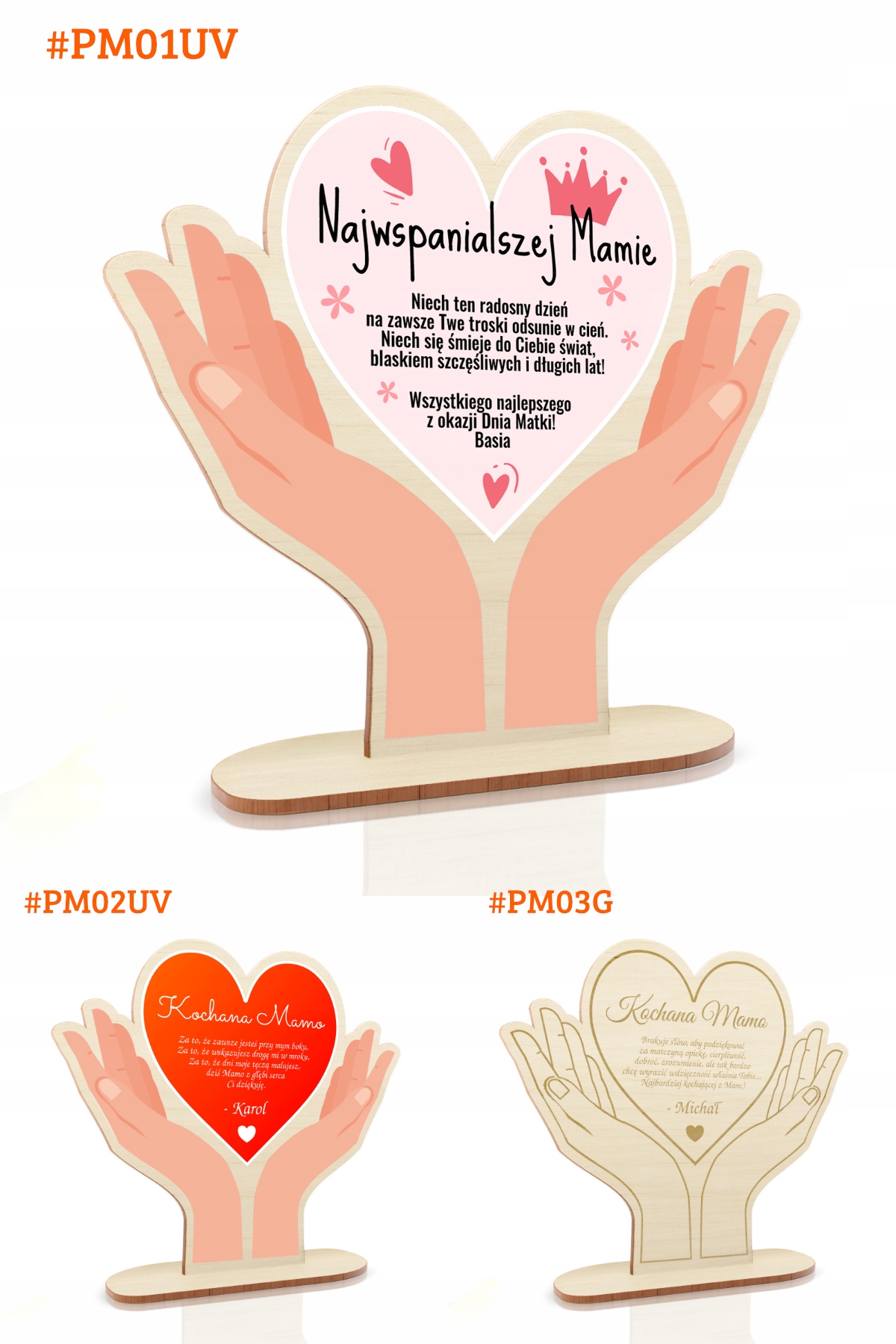 PREZENT NA DZIEŃ MAMY STATUETKA Z TWOIM PODPISEM