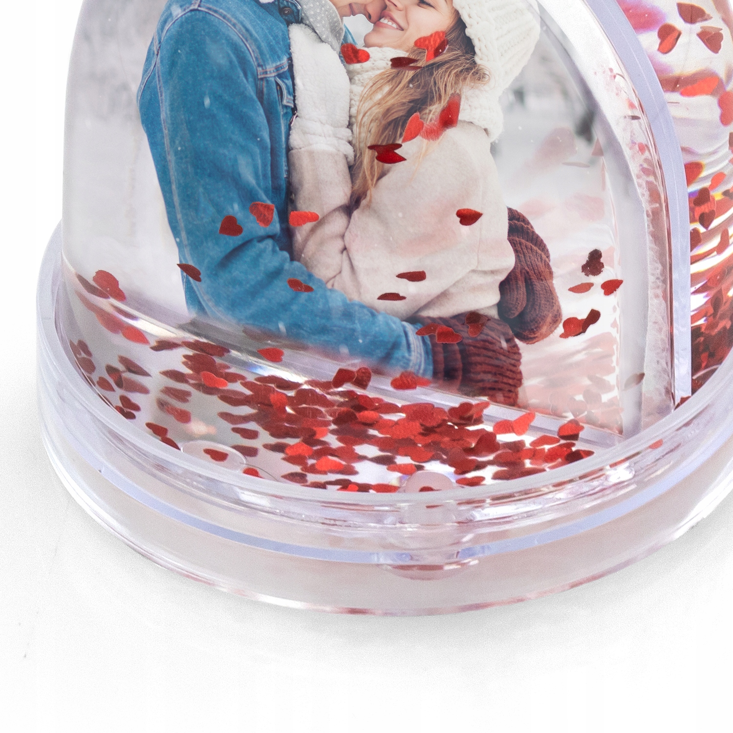 KULA WODNA serca z Twoim ZDJĘCIEM na WALENTYNKI