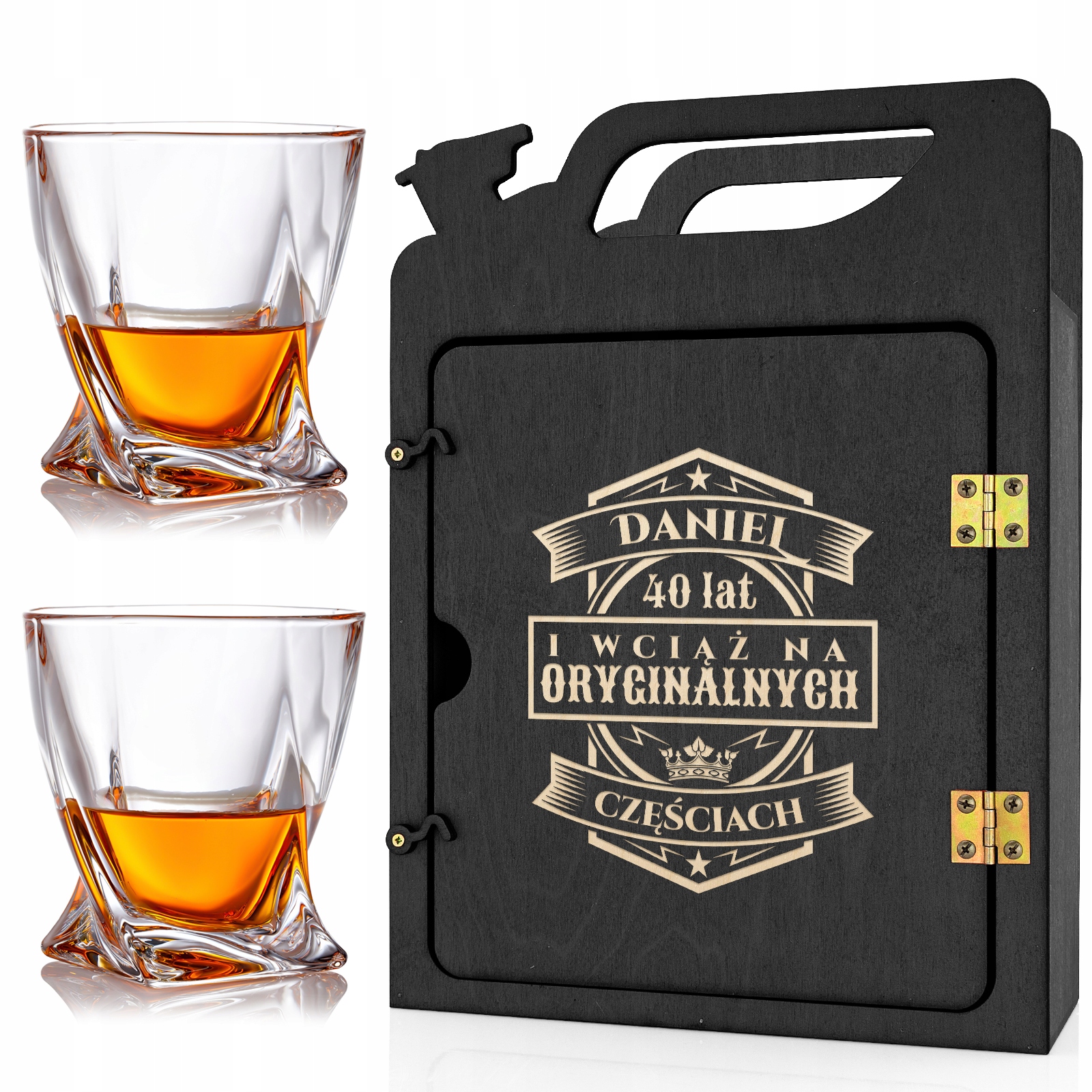 KANISTER BAREK dla FACETA prezent URODZINY +GRAWER