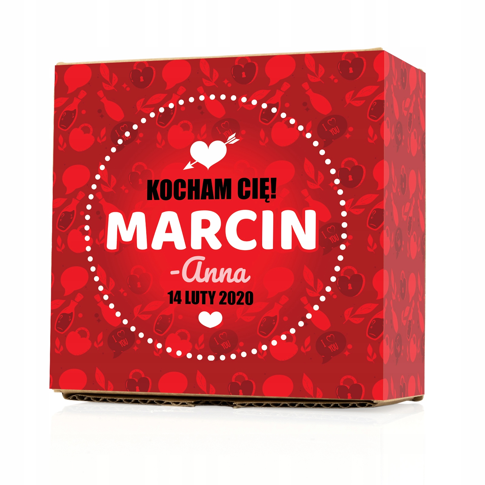 Skórzany męski PASEK BETLEWSKI + GRAWER WALENTYNKI