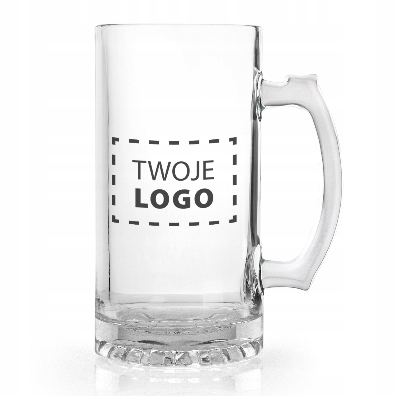 KUFEL NA PIWO + dowolna personalizacja LOGO w kolorze