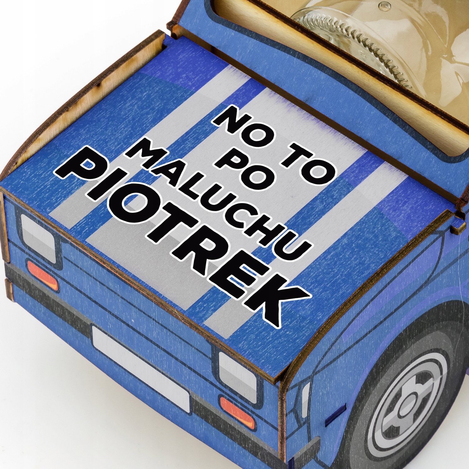 WÓDOWÓZ MALUCH + kieliszki PREZENT urodziny GRAWER