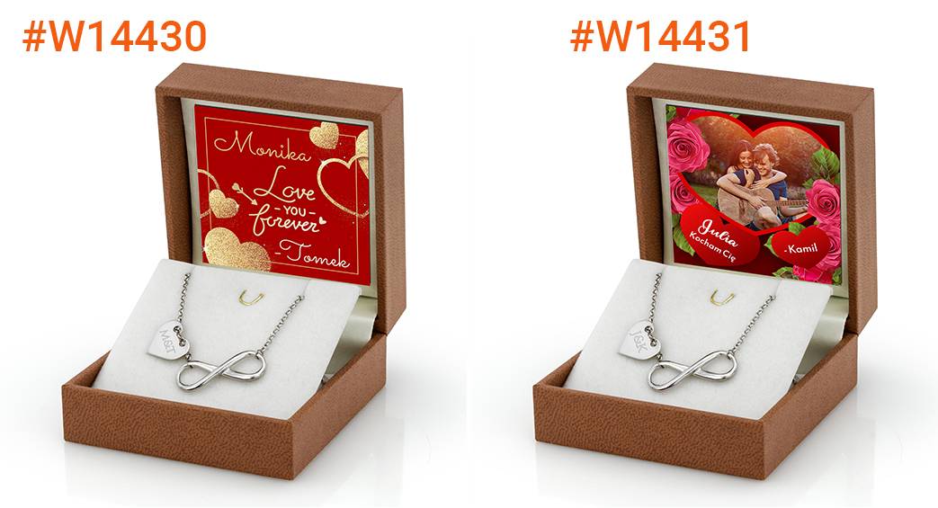 Srebrna bransoletka INFINITY ROCZNICA serce GRAWER