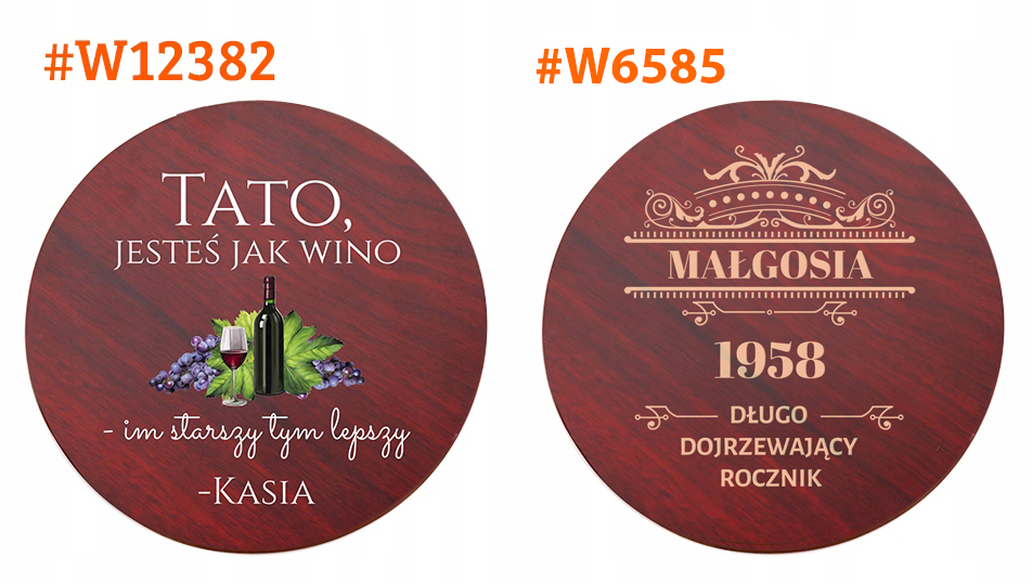ZESTAW do WINA + GRAWER PREZENT na URODZINY 18-99