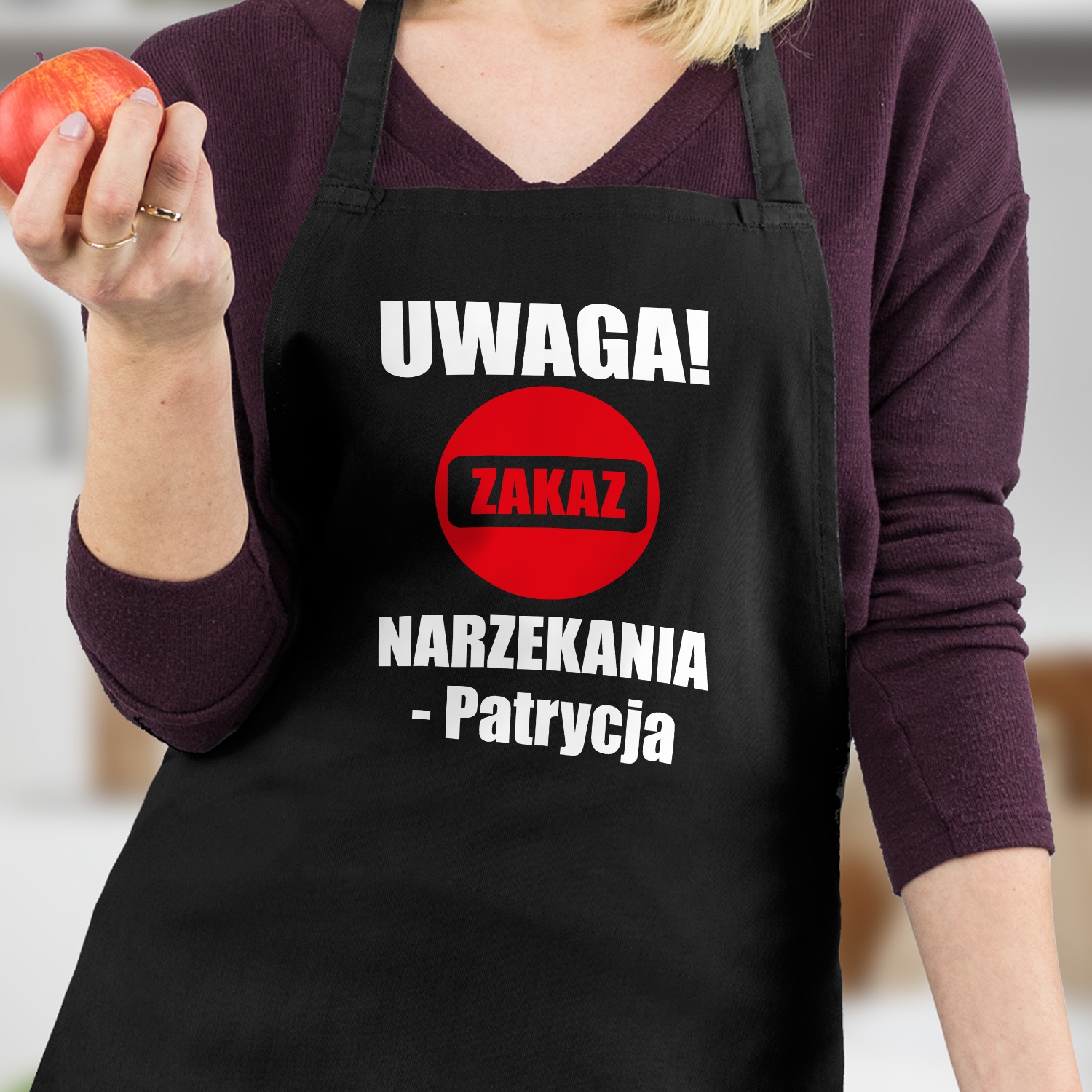 FARTUCH KUCHENNY DAMSKI NADRUK PREZENT URODZINY
