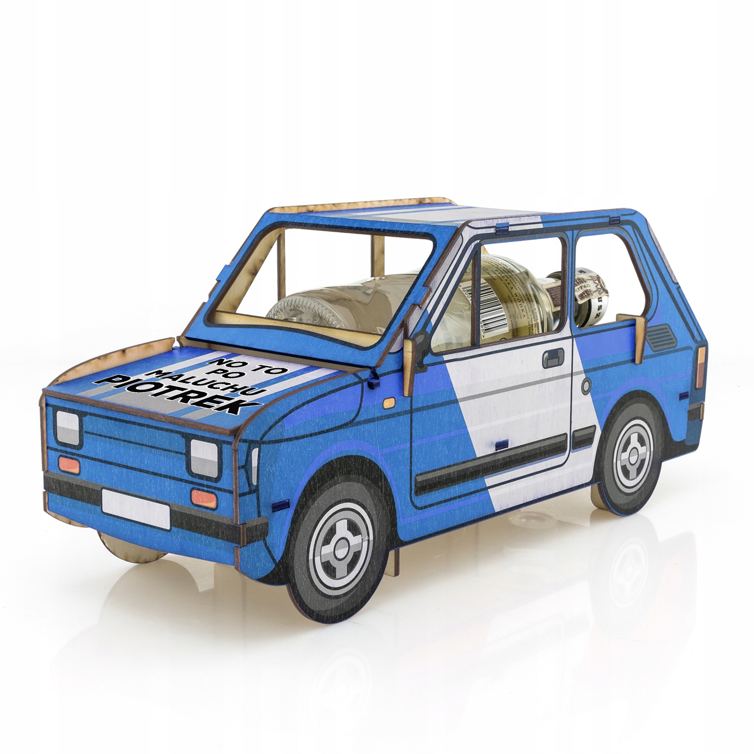 WÓDOWÓZ MALUCH + kieliszki PREZENT urodziny GRAWER